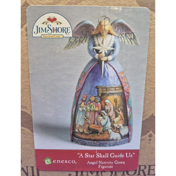 Vintage Jim Shore Angel Nativity Gown Figurine A Star Shall Guide Us 10.5" YK - Picture 1 of 16
